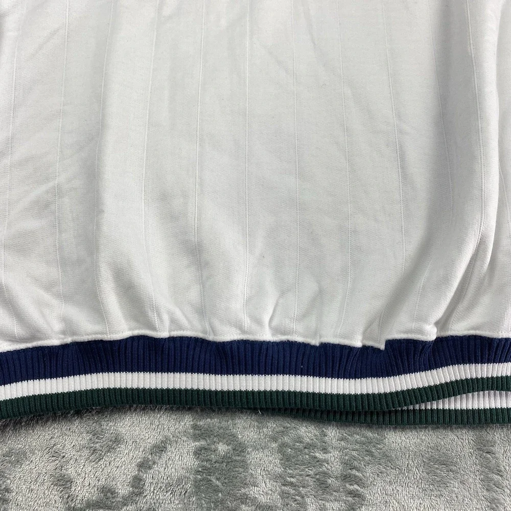 Vintage Eastern Michigan Sweatshirt Mens XL White Varsity V Neck Gear for Sports